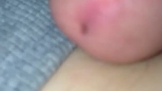 Amazing close-up of my mushroom knob being edged until hot comb shoots out