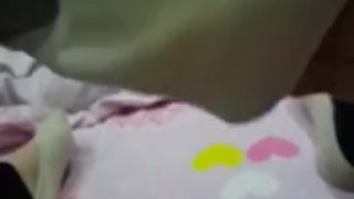 Girlfriend rubbing her wet pussy till she cums her panties 