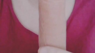 Smooching my dildo