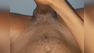 Stroking Big Black Cock