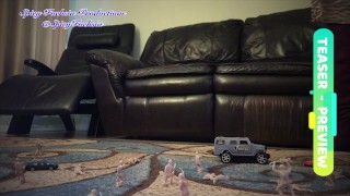 Dangerous Giantess on Smashing Rampage - PREVIEW
