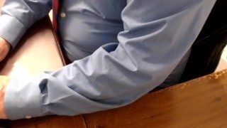 Work Zoom Meeting - Sissy Wearing Chrotchless Pantyhose and Pink Panties