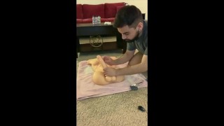 Riding Monster Cock Sex Doll