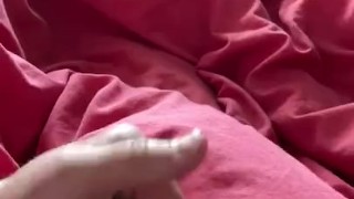 Wanking my hard cock for 7 minuets straight