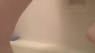 Fun by myself in the shower