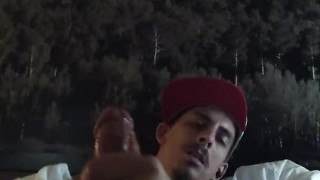 Pocket pussy edging cumshot
