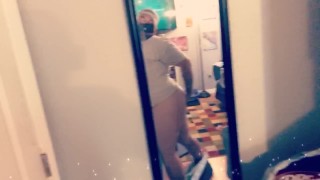 Using my new dildo