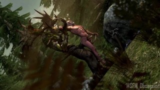 FULL: Geralt and Leshen Monster Fuck - Obbi-mation