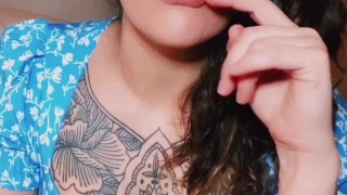 sweet sexy JOI Gia distracts you while you're working from home