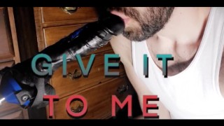 Sc Kyle Butler Close Up Dildo BJ in a White Tee