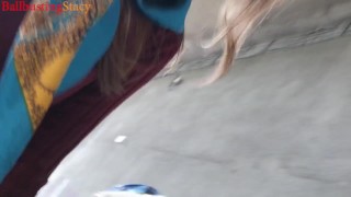 BallbustingStacy Ballbusting Pranks Trailer, Public Humiliation Funny Clothed Ball Punching Kicking