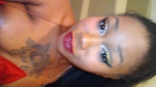 Ebony creamy masturbation and squirt(Fan video) 