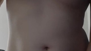 Hot redhead playing 