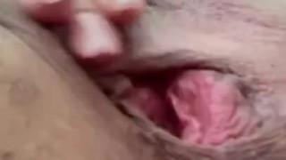 Wet latina pussy solo