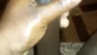 Stroking my hard bbc