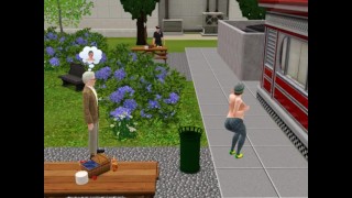 College strip at a party at sims 3 | Game, 3D, ADULT mods