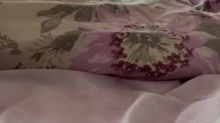 Corona lockdown with stepsister and bro - woke up to him having a morning wank