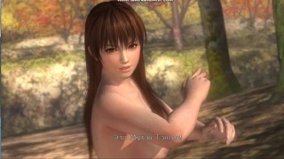 Naked girls fight in the forest | Dead or Alive 5, 3d hentai, anime
