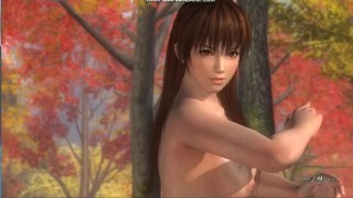 Naked girls fight in the forest | Dead or Alive 5, 3d hentai, anime