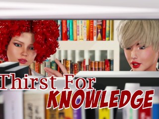 Blowjob/redhead/the library sex in futanari