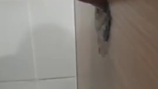 boy sucking dick in toilet public 
