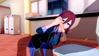 THE QUINTESSENTIAL QUINTUPLETS NAKANO MIKU 3D HENTAI ANIMATION