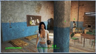 Knight Reese with a big cock. Satisfies the girls well | Fallout 4 Sex Mod