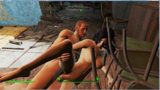 Knight Reese with a big cock. Satisfies the girls well | Fallout 4 Sex Mod