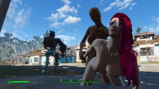 Lesbian sex with zombies. Scary but sexy | Fallout 4 Sex Mod