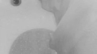Big Black Uncut Dick in Shower