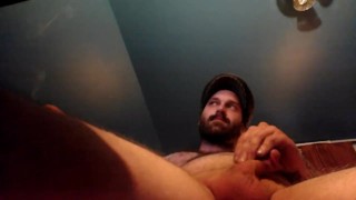 Solo straight guy jacks of dick after edging
