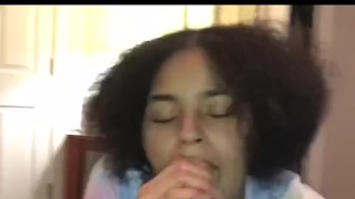 Whoa Rapper with Huge Dick bust on sexy ass girl face (FMOIG:@Reddtherapper4real)