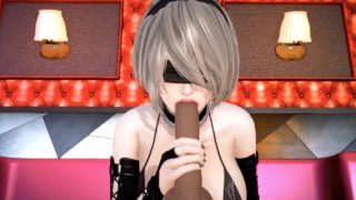 NieR:Automata 2B 3D HENTAI