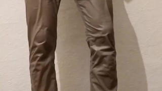 Guy Pissing Pants 3 Times