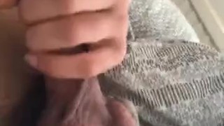 Very close up Cock getting Hard