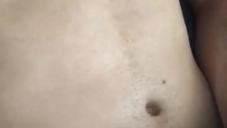 Teasing the head of my cock