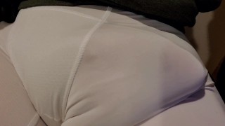 Big Bulge Cock Tease almost SFW lol