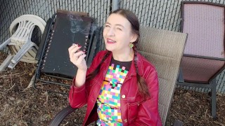 Inhale 30 smoking fetish by Gypsy Dolores
