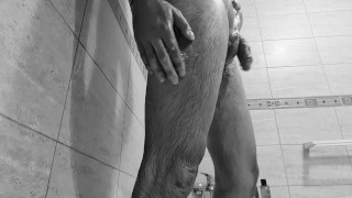 Shower time, for you, cumshot, solo male masturbation