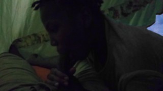 Chocolate Ebony Thot Being a Whore Sucking Big Dick - Mastermeat1