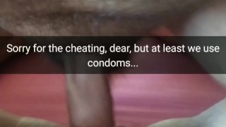 Sorry for the cheating,Dear, but at least we use condoms! (No) [Cuckold]