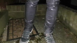 Alice - pissing my already wet jeans again & walking in public