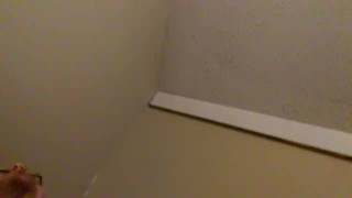 Shy virgin teen humps his pillow. (Huge cumshot)