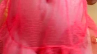 Petite girl shows off cute body in new lingerie 