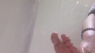 Washing my feet