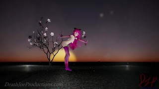MMD R18 Pink Yamakaze - Anitta - Paradinha - 1042