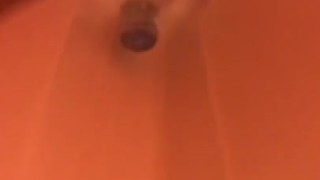 BHOCOLATE THUNDER JERKS OFF IN SHOWER