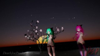 MMD R18 Yamakaze Duet - love me if you can -1043