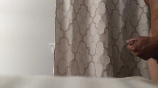 Male masturbation cumshot