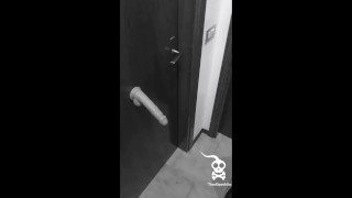 dildo fetish in claustrophobic space